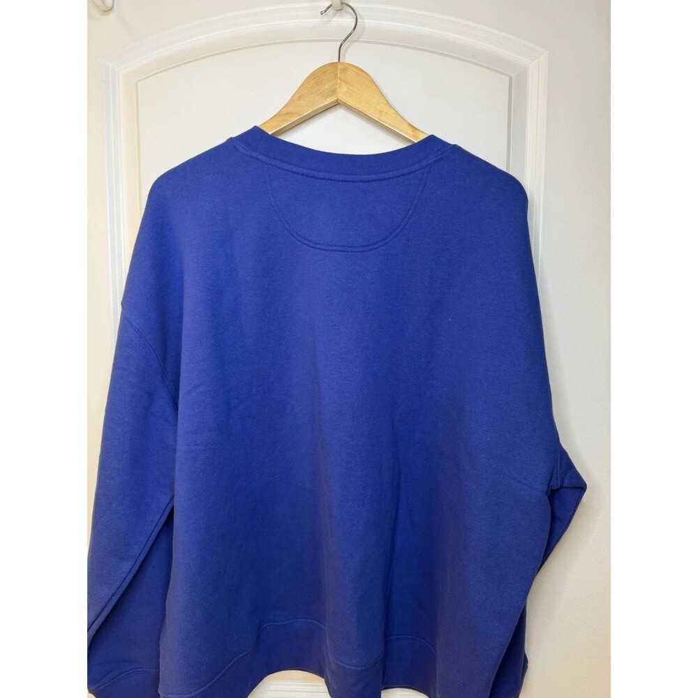 Esprit Women's Blue Vintage Sweatshirt Stencil Graphic, Size 2XL, NWT - Picture 3 of 3